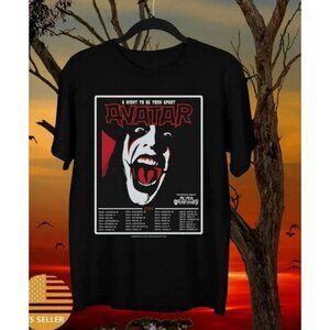 Unisex Avatar Band A Night To Be Torn Apart Tour 2026 T- Shirt 165